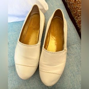 Prada White Platform Espadrilles Size 39